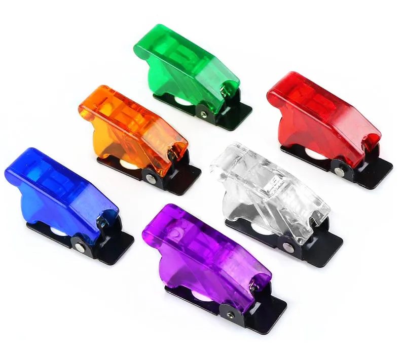 12V 20A ON/OFF Miniature Rocker Toggle Switch & Red Cover For Professional Racing Car Vehicle Fog Lamps Dome Light