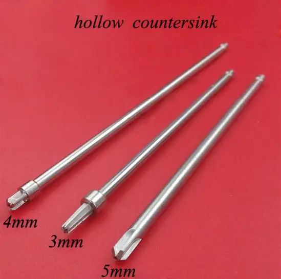 

medical Orthopedic instrument hollow bone screw countersink limit drill bit AO quick coupling cannulated Reamer VET orthopedist