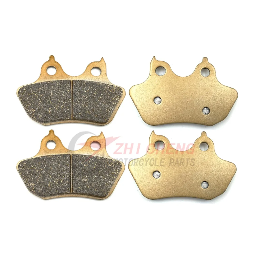 Motorcycle metal sintering brake pads For Harley Touring Electra Street Glide Dyna Sportster XL 1200S FXDX FLHR 2000-2007 FLHTC