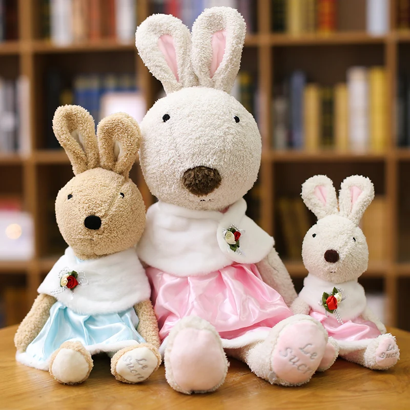 

Lovely Rabbit Plush Dolls Bunny Dressing Rabbits Stuffed Animals Soft Toys for Children Girls Kids Baby Birthday Gifts 10 Styles