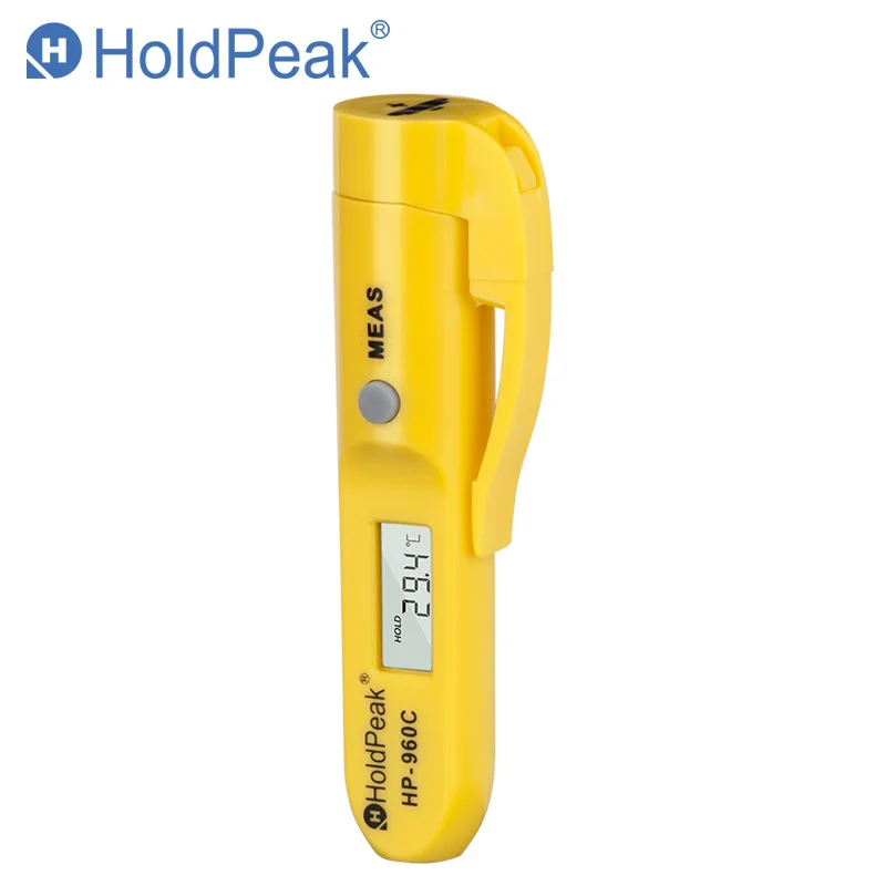 HoldPeak HP-960C Pen Type Portable Digital Non Contact Infrared Thermometer Mini Tester Laser Temperature Instrument -30-275\'C