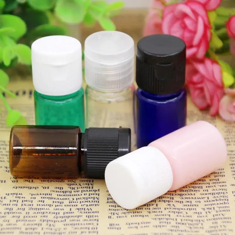 5ml ablate Flip top cap refillable bottle Bottles Transparent Small Empty Bottle