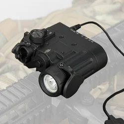 Torcia tattica airsoft DBAL-D2 Dual Beam miring Laser Red con illuminatore LED IR classe 1 GZ15-0088