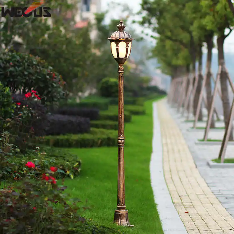 (H≈1.7M) European Outdoor Waterproof Garden Light Antique Street Light