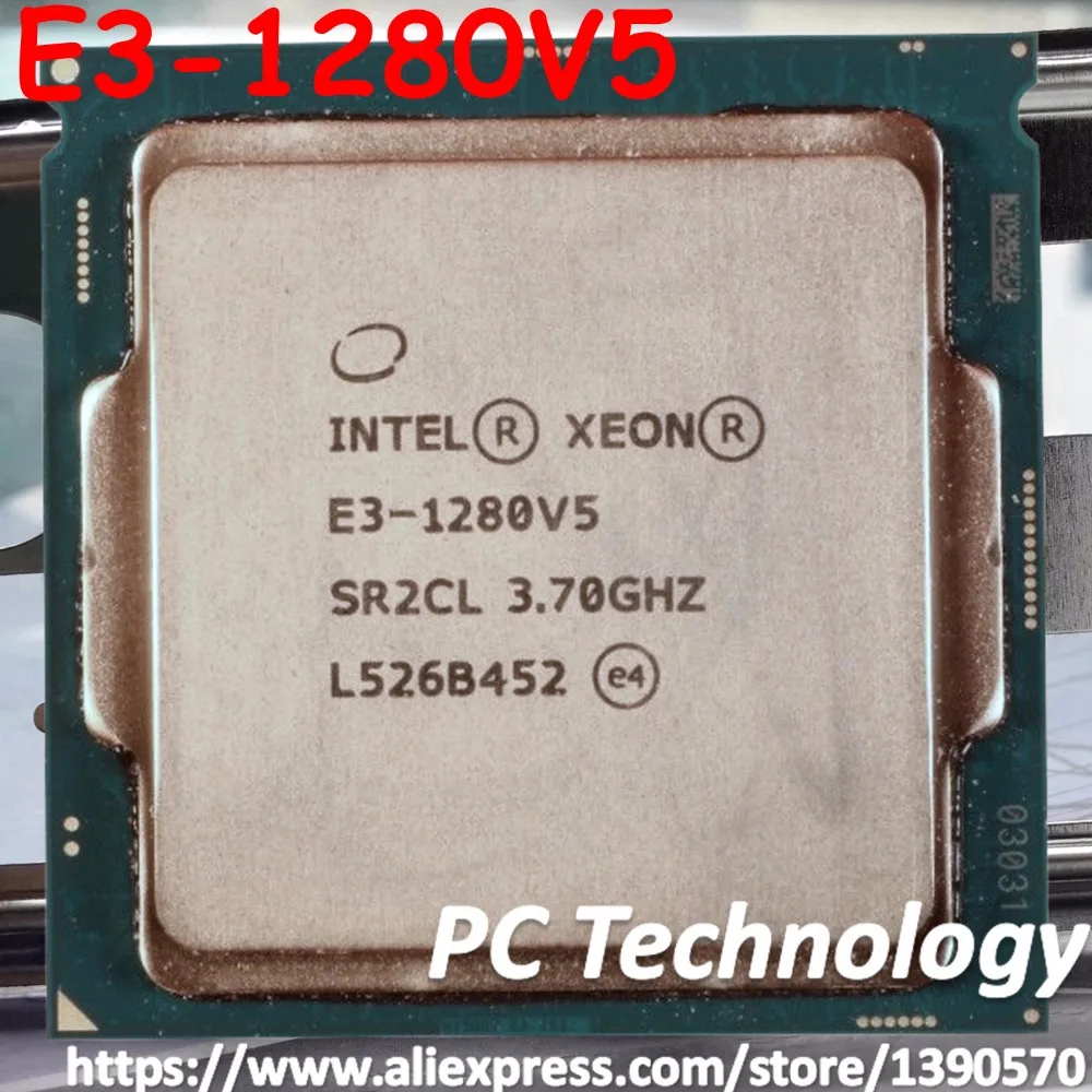 

Original Intel Xeon E3-1280V5 SR2LC CPU 3.70GHz 8M 80W LGA1151 E3-1280 V5 Quad-core E3 1280 V5 processor E3 1280V5 Free shipping