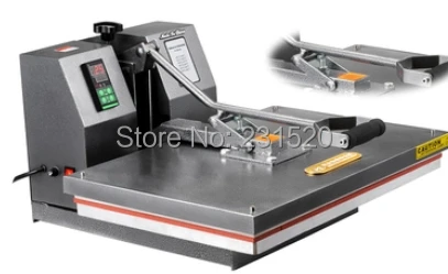 15x1 máquina manual da imprensa do calor de 5 polegadas para o pano do algodão da camiseta