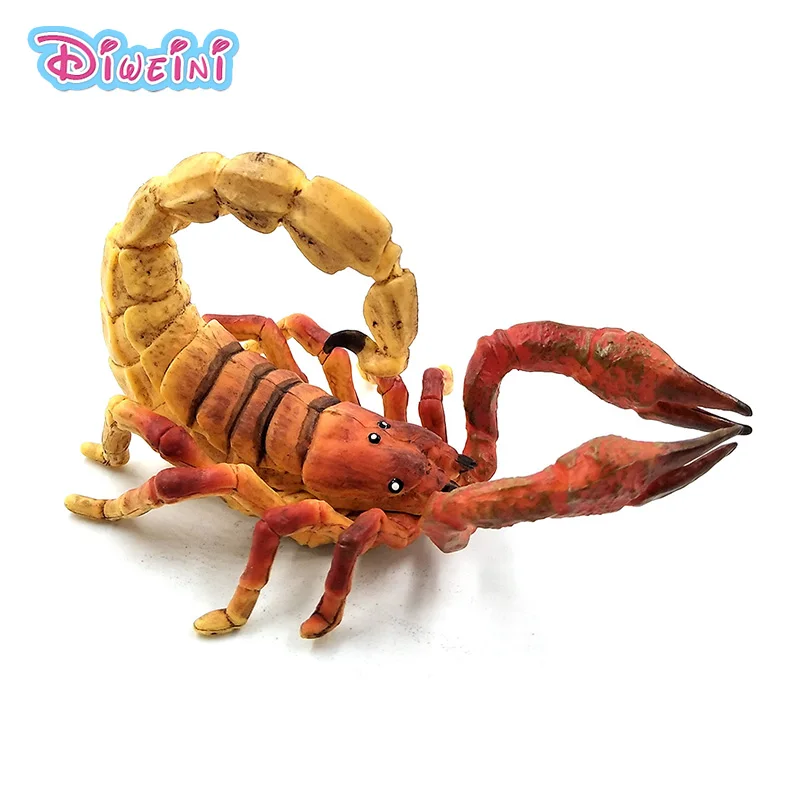 Simulation cute Scorpion Animal Model Plastic Action figure home decor fairy garden decoration accessories figurine statue toys