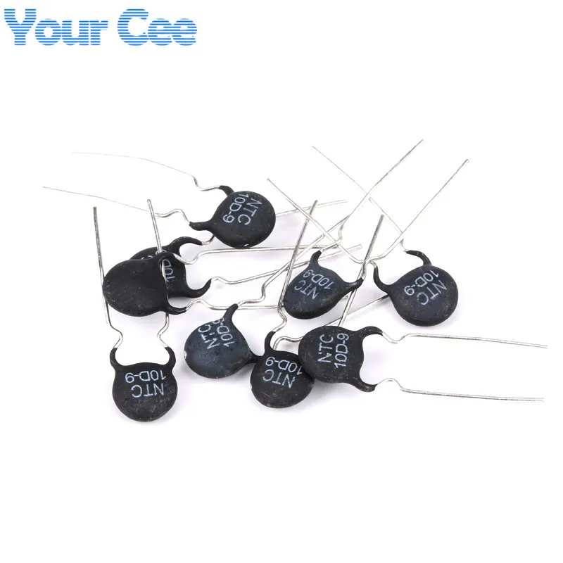 20pcs NTC Thermistor Resistor NTC 10D-9 10D-7 10D-5 10D-20 10D-15 10D-11 10D9 Thermal Resistance