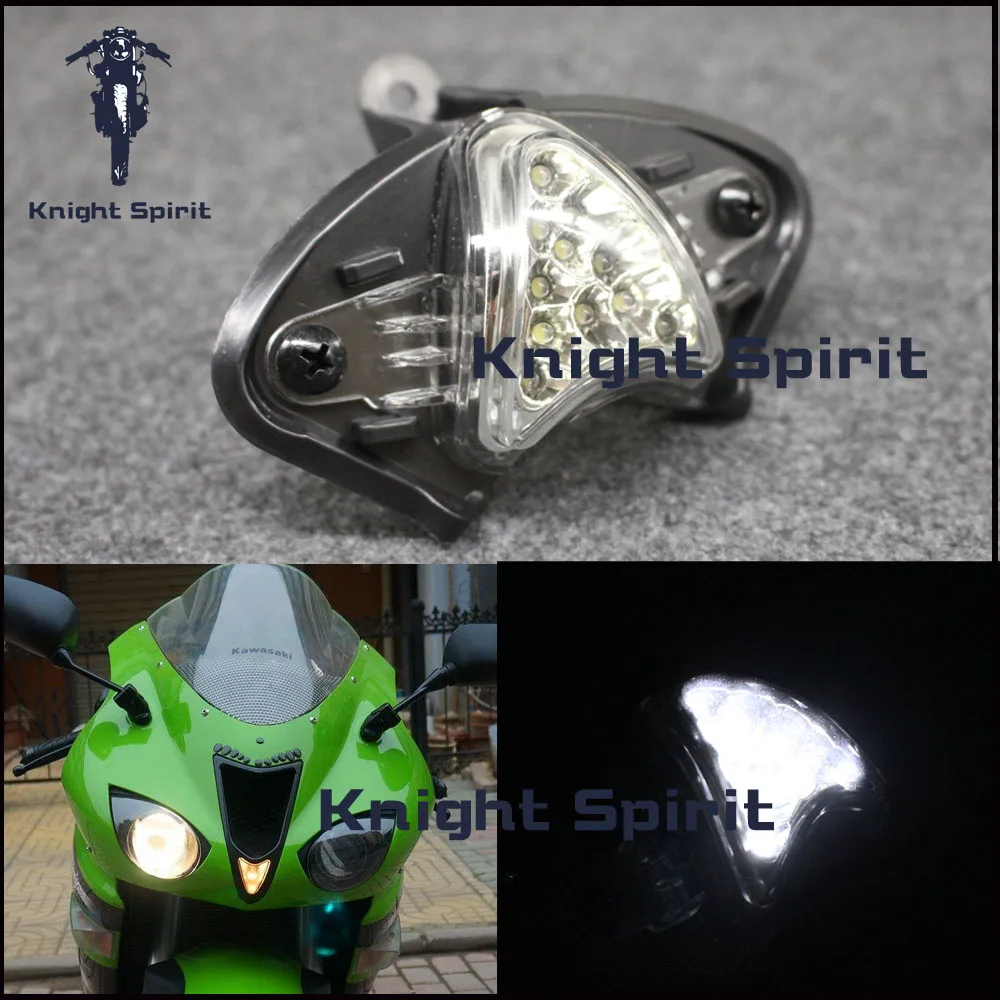 

For KAWASAKI ZX6R ZX-6R 636 2007-2008 Motorcycle Accessories LED Super Bright Front Headlight Drive Auxiliary Lamp Fog Light
