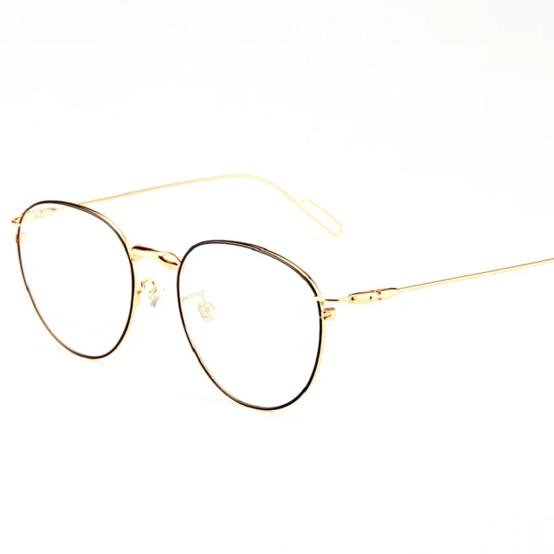 

Width-140 Women Titanium Eyeglasses Frames Eyewear Men ultra light retro fashion thin Whole Temple optical prescription Glasses