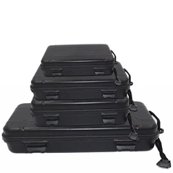 Universal Waterproof Anti Fall Black Plastic Storage Box For Flashlight Light Torch Lamp Battery Charger Case Holder for gift