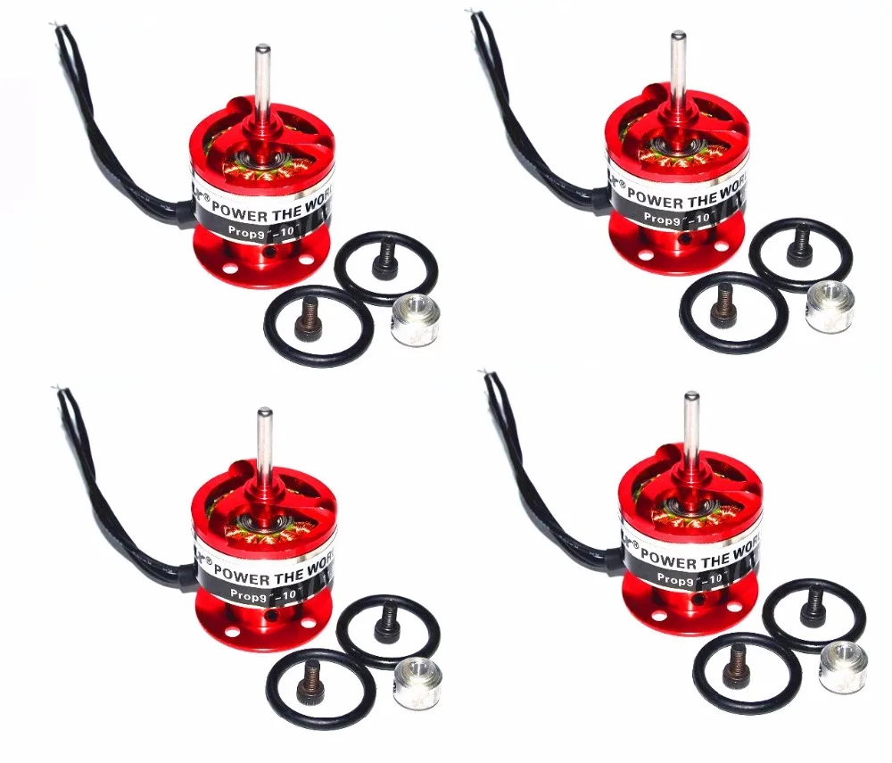 4Pcs  CF2822 1200KV Brushless Motor w/Prop Saver for RC Airplane Multicopter