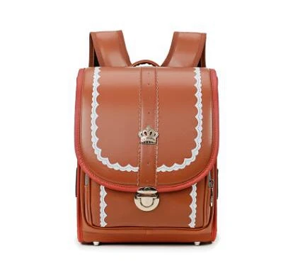 Bolsa escolar ortopédica para crianças, Hasp PU, Randoseru estilo japonês, mochila infantil, sacos de crianças, 2019