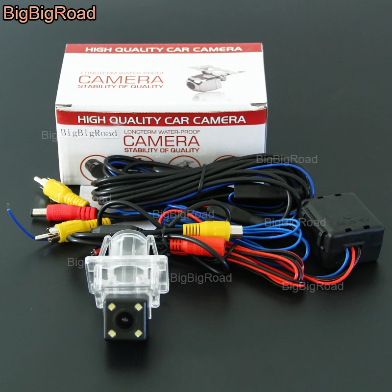 

BigBigRoad Car Rear View Reverse CCD Camera With Filter For Mercedes Benz C Class W204 2007 2008 2009 2010 2011 2012 2013 2014