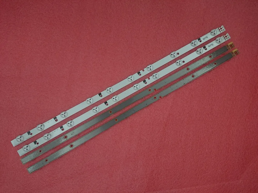 Strip lampu latar LED 10LED 4 buah/set untuk Samsung strip strip UE32EH5000 D1GE-320SC1-R2 R3 BN96-24146A