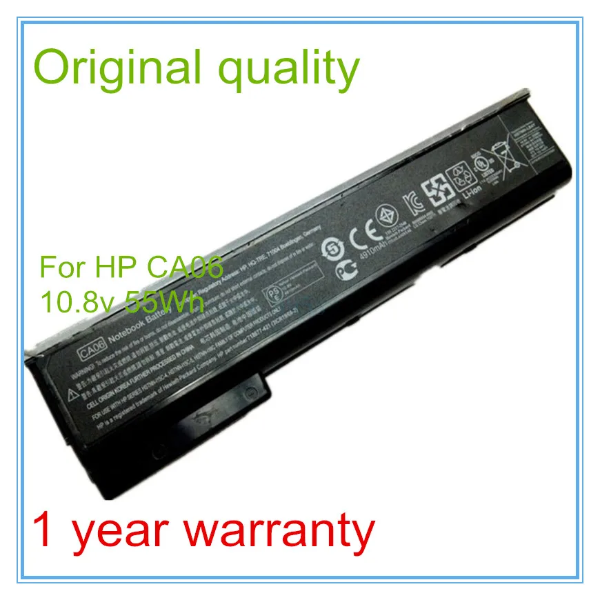 55WH Original laptop battery CA06 for 640  HSTNN-I15C-4 HSTNN-I15C-5 HSTNN-I16C HSTNN-LB4Y 718677-421(3ICR19-66-2)