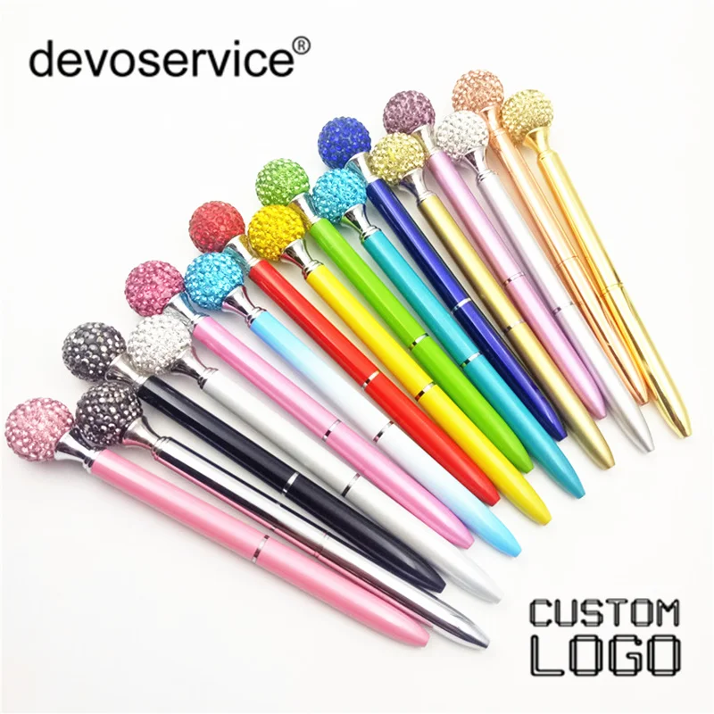 

Your Name Logo Custom Made Colored Drill Ball Ballpoint Pen High Grade Birthday Valentine's Day Engraved Gift Kid Teachers Gifts