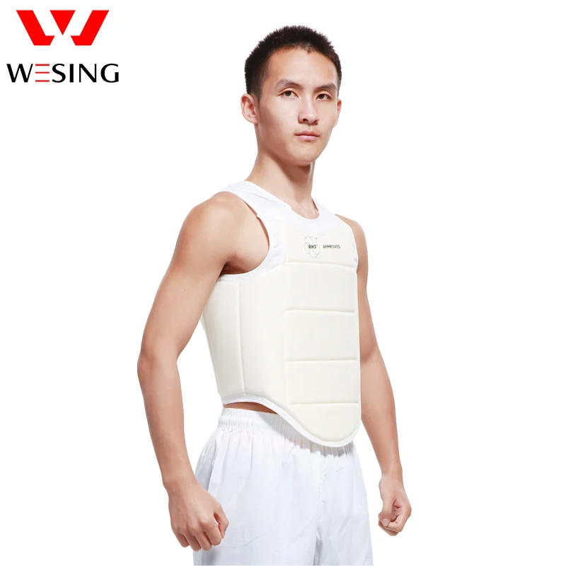 Wesing karate chest protectors Professional WKF Approved men karate chest guard for competition and training