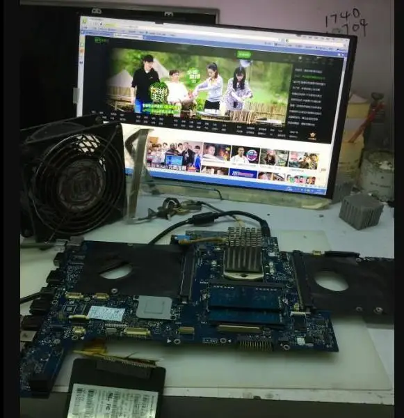 18X M18X R1 R2 R3 LA-9332P Verbindung mit der System-LAP-Verbindungsplatine getestetem Motherboard