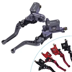 Unversal motorbike master cylinder lever brake hydraulic clutch pump front motorcycle 22mm for honda vespa yamaha mxs125 Scooter