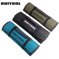 RUITOOL RollingTool Bag 580*350mm Waterproof Oxford Bag Tools Organizer Tool Storage For Electrician Tools