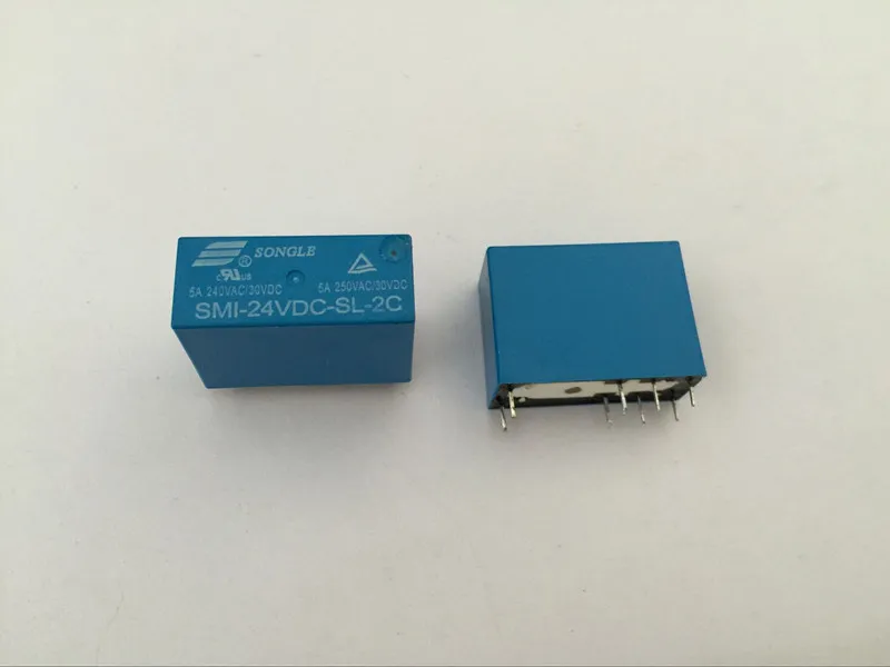 1PCS SMI-24VDC-SL-2C DC 24V 5A 250V 8PIN Power Relay