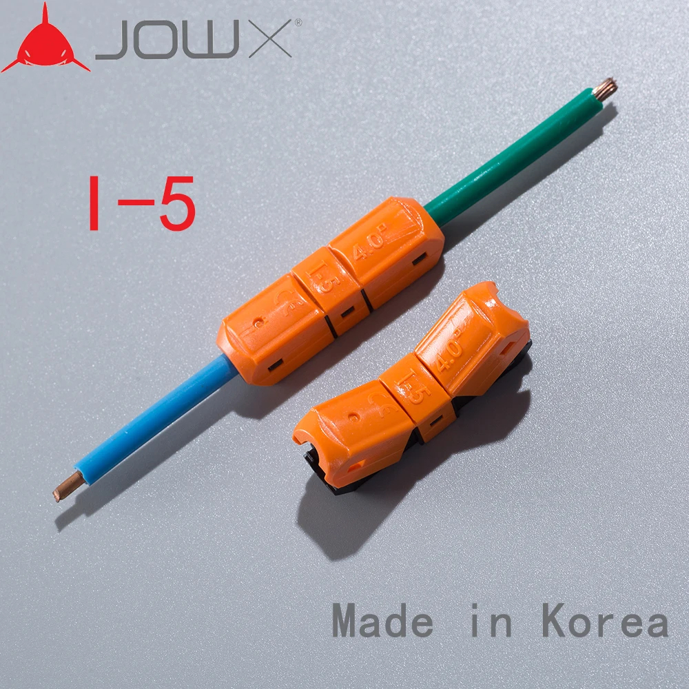 Jowx I-5 10pcs 12〜11awg 4mm sqmmストレート接続インライン電気ワイヤー配線コネクタ端子スコッチロックスプライスリベット