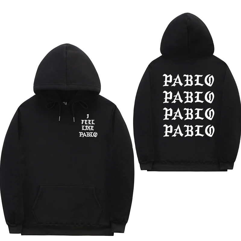

I Feel Like Paul Pablo Kanye West sweat homme hoodies men Sweatshirt Hoodies Hip Hop Streetwear Hoody pablo hoodie