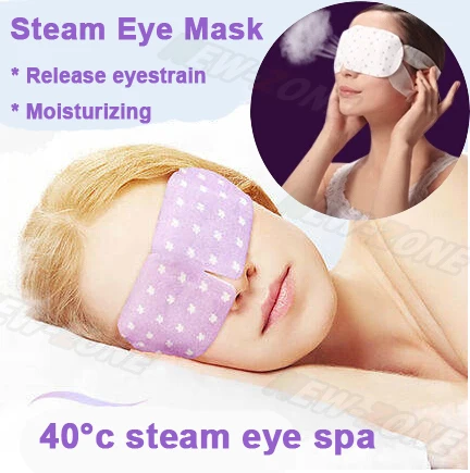 New steam eye mask fragrance warm generating Eye Spa moisturizing release eyestrain warmer eye patch sleeping eyes mask