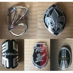 Alloy Head Badge Decals Stickers, BMX Bicycle, MTB Frame, Fixed Gear Tube