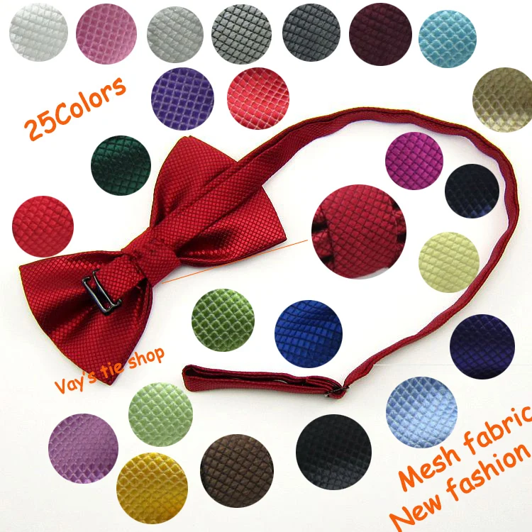 Mens Pajaritas 2021 Fashion Bowtie Dull Jacquard Plaid Grid Bow Ties Leisure Solid Wedding Tuxedo Butterfly Black 12*6CM