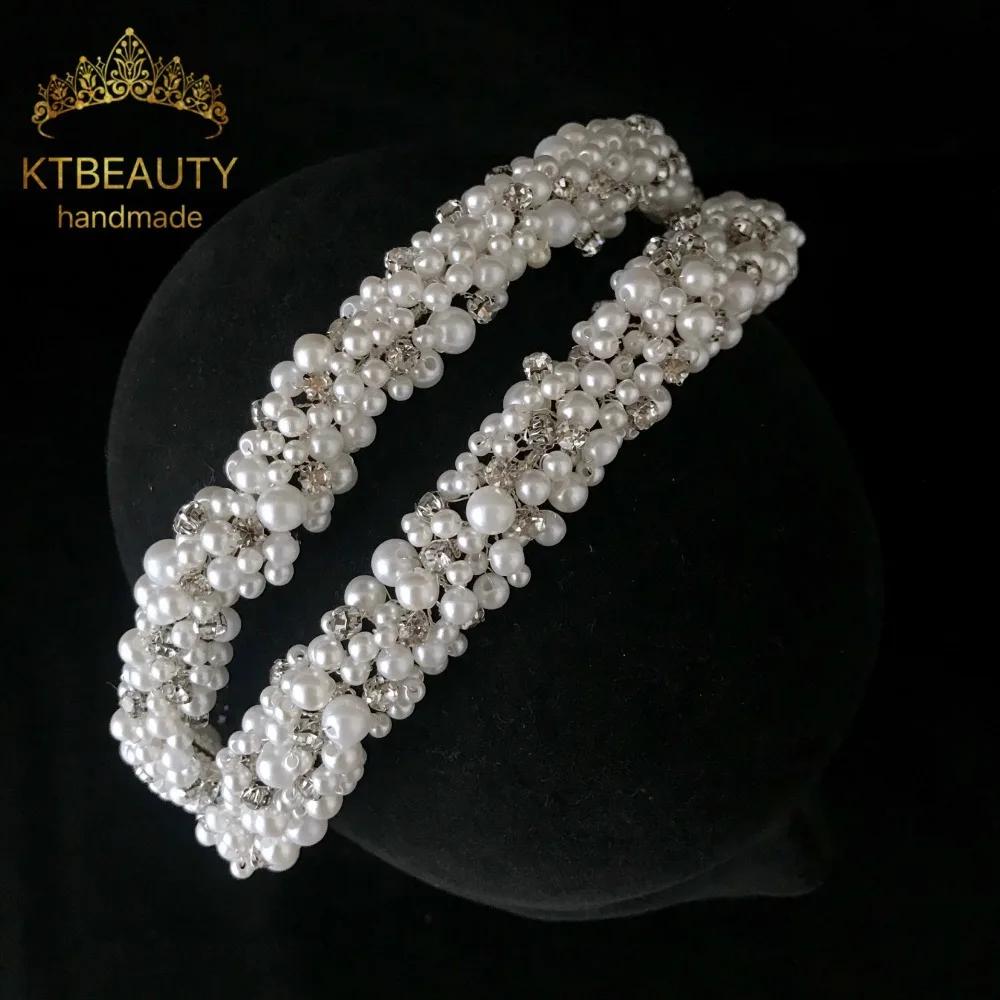 

KTBEAUTY Headbands Hair Pin Guangdong Crystal Copper Hairwear Women Trendy Hair Jewelry Diadem Low Price