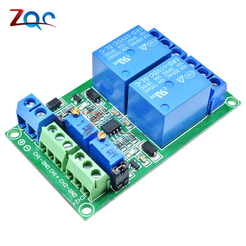 LM393 Comparatore di Tensione Relè Modulo 1/2/4CH con 5V/12V/24V Volt confronto di Bordo per il Settore Automobilistico Circuito Circuito di Modifica