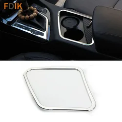 Mirror Stainless Interior Accessories Armrest Cup Holder Frame Panel Trim Cover for Kia Optima 2011 2012 2013 2014 2015