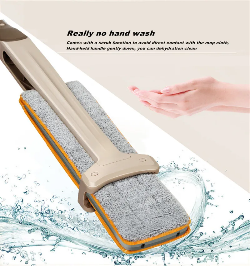 Switch Clean Double Sided Flat Magic Mop Telescopic Hand Push Sweepers Hard Floor Cleaner Lazy Vassoura Self-Wringing Ability