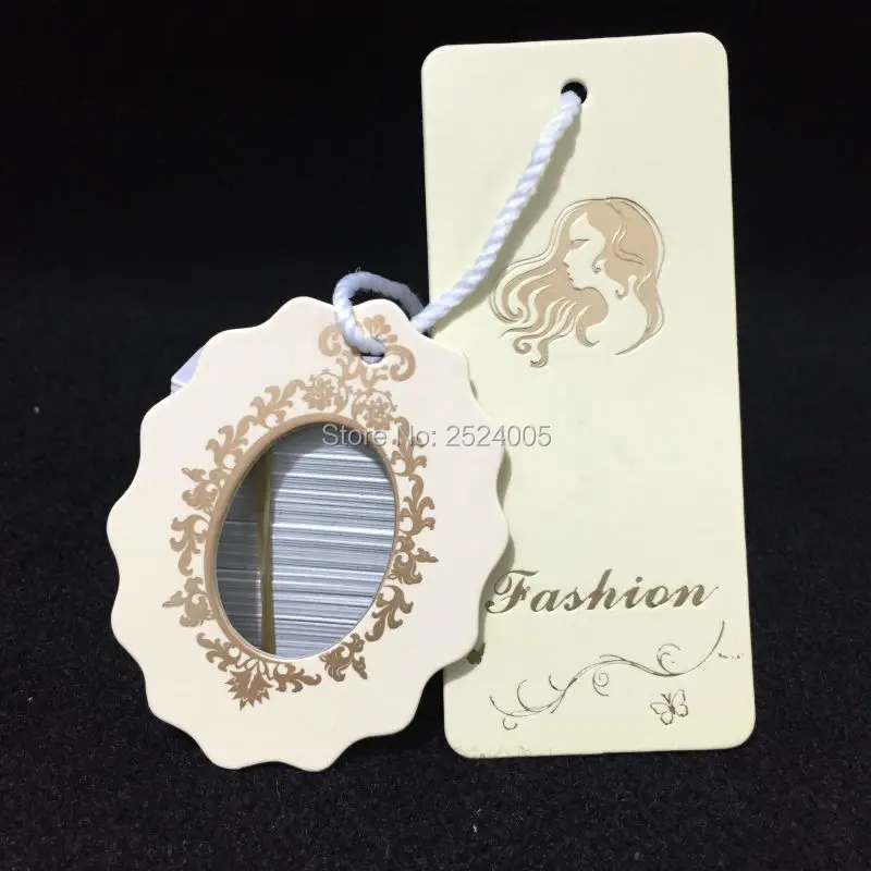 Customized clothing embossed cardboard tag/garment paper tag printing/clothing label/trademark/logo/main label 1000 pcs a lot