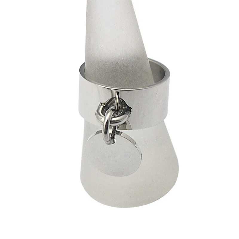 Fashion unique design Silver Color Brand Rings For men nobility Party Wedding dog pendant Rings Stainless Steel jewelry