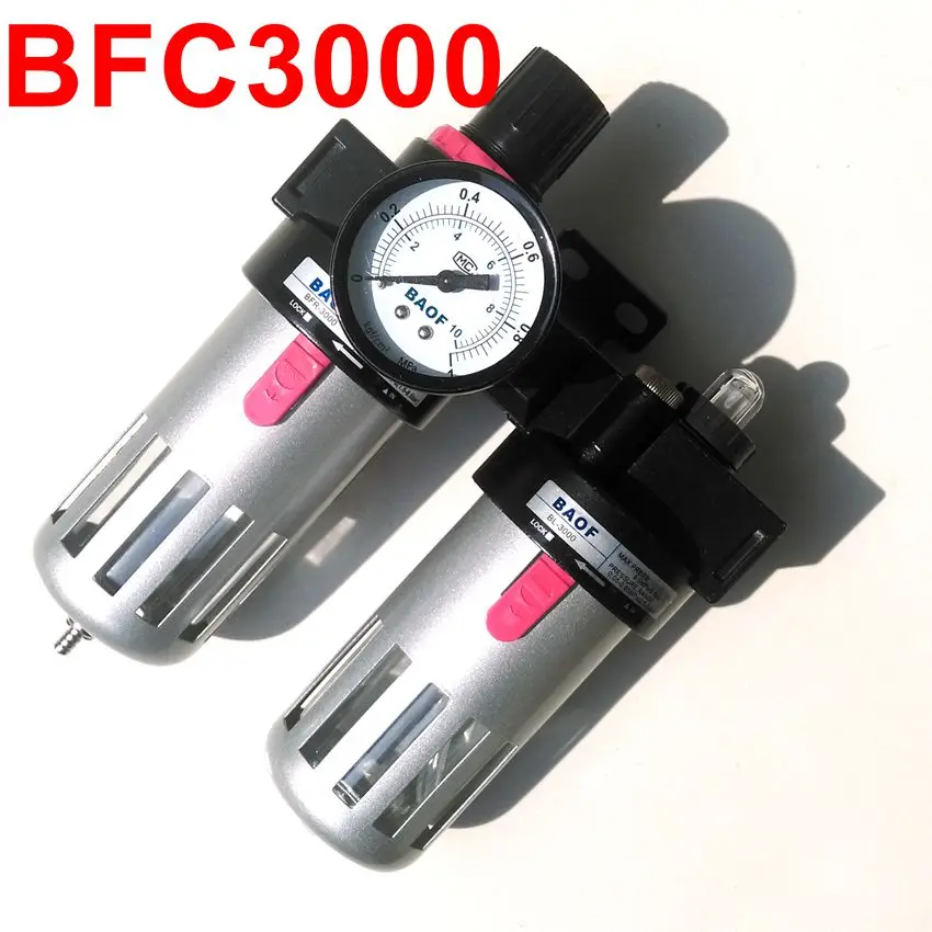 BFC3000 Air Filter Regulator Lubricator Combinations 3/8''' Port Thread F.R.L Unit