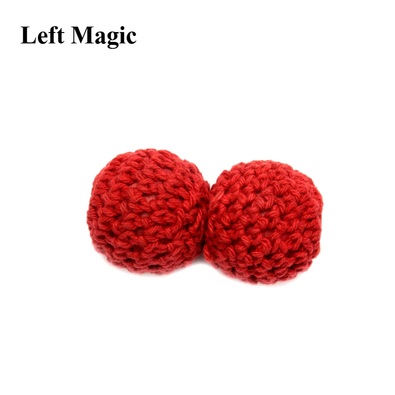 2 pcs/lot Chop Cup Balls (1 Magnetic+ 1 Normal),Diamter 2.5cm - Magic Trick,Illusion,Gimmick,Accessories,Prop,Comedy