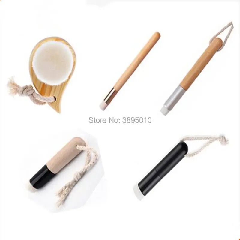 

makeup brushes Deep Cleaning Blackhead Nose Make Up Brush Cleaning Brushes Wooden Handle Makeup F777