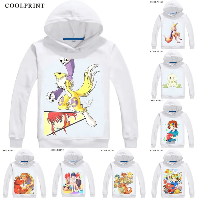 Dejitaru Monsuta Digimon 3 Hoodies Multi-style Hooded Hoodie Digimon Tamers Dejimon Teimazu Takato Matsuki Cosplay Sweatshirts