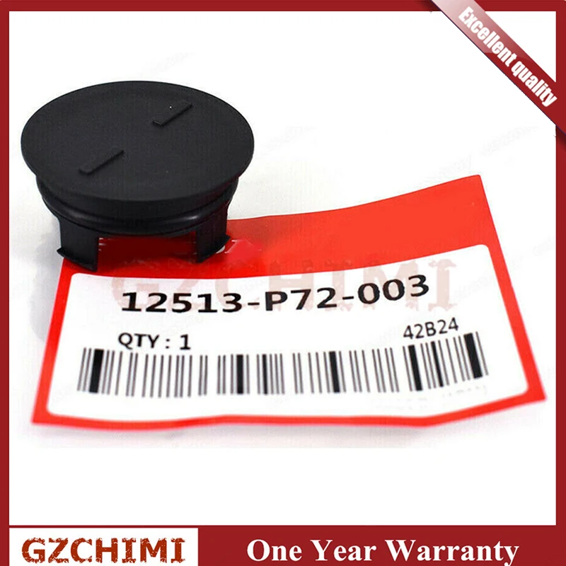 12513P72003 22501023310 Czarna zaślepka głowicy cylindrów z uszczelką do Hondy CR-V Civic Si/Hybrid/1.7 L4/1.8 L4/Fit