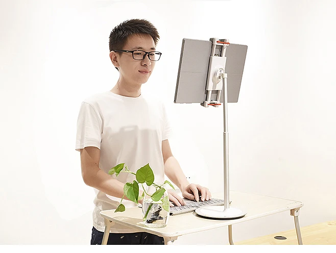 جديد S3 سبائك الألومنيوم رفع مجاني 4.7-12.9 بوصة الهاتف/الكمبيوتر اللوحي حامل سطح المكتب لباد برو آيفون سطح الكتاب