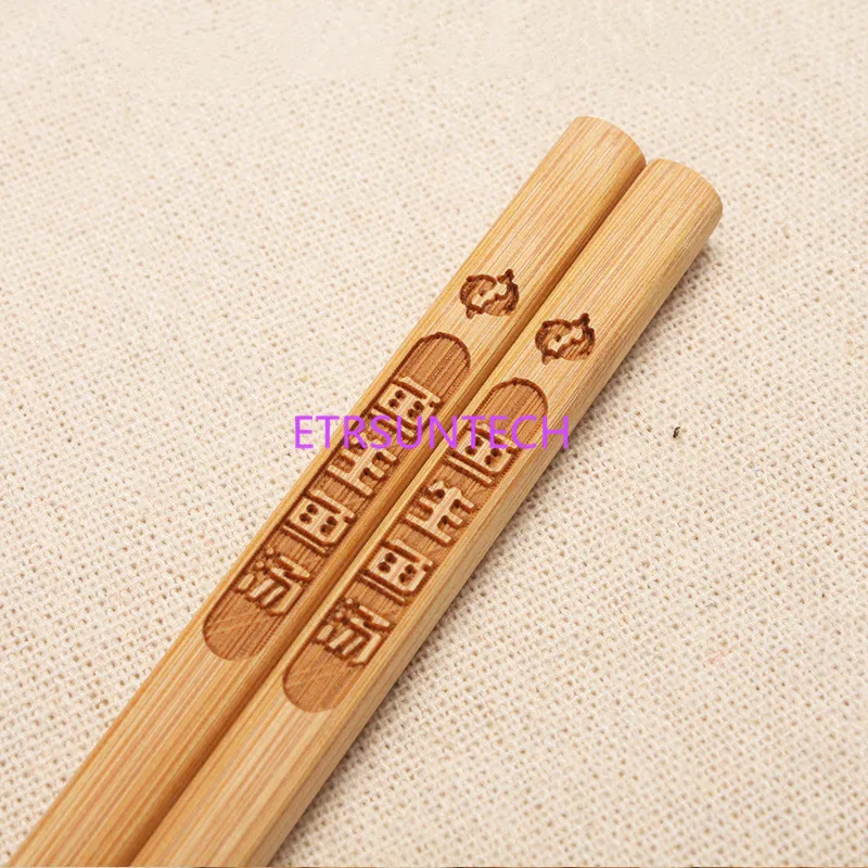 200Pair/Lot Chinese Bamboo Chopsticks Bamboo Japanese Style Gift For Tableware Free Customized Engraving Logo