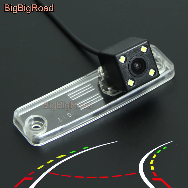 

BigBigRoad For Subaru impreza WRX sedan outback Forester 2008 - 2013 Car Intelligent Dynamic Trajectory Tracks Rear View Camera