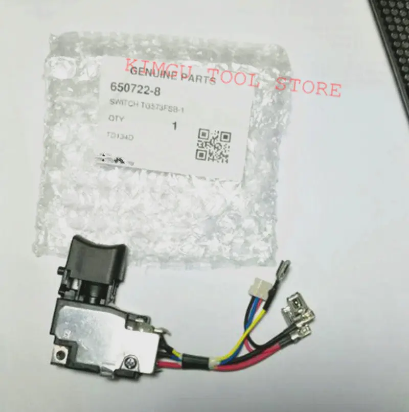 Imagem -05 - Interruptor Original para Makita 6507228 650722 6502414 6507032 Interruptor Td134dx2 Dtd134 Btd134 Btd146 Dtd146 Btd146z Btd134z Td134d