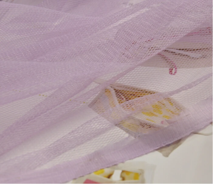 

5 meters 155cm 61"width little hard lavender purple mesh fabric girl princess skirt dress clothes materials LX55