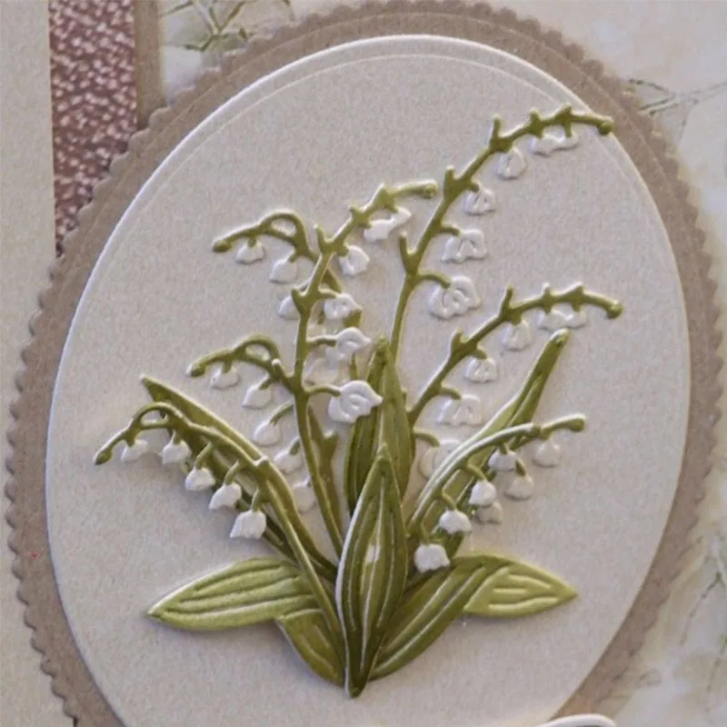 

Lili Of The Valley Metal Cutting Die Embossing Decoration Card Album Photo Making Handmade Scrapbooking Template
