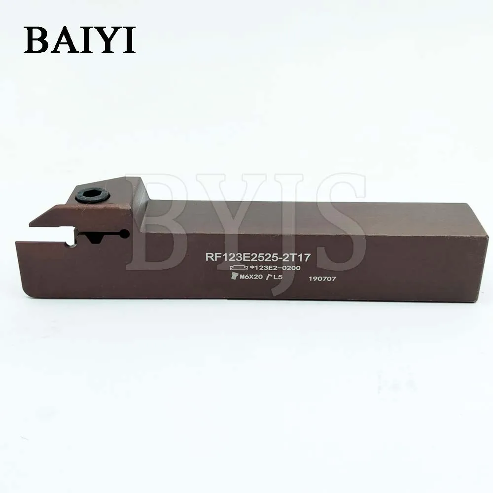 مخرطة أداة RF123E15-2525B حامل RF123E2525-2T17 CNC تحول أداة دعوى مخرطة مملة بار ل N123E2-0200 2 مللي متر الحز إدراج