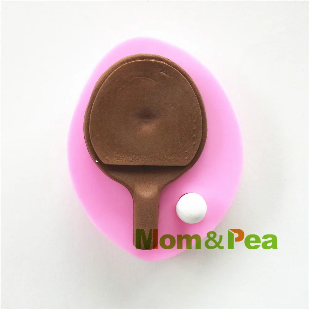 Mom&Pea 0443 Free Shipping Mini Ping-pong Silicone Mold Cake Decoration Fondant Cake 3D Mold Food Grade DIY Silicone Mould